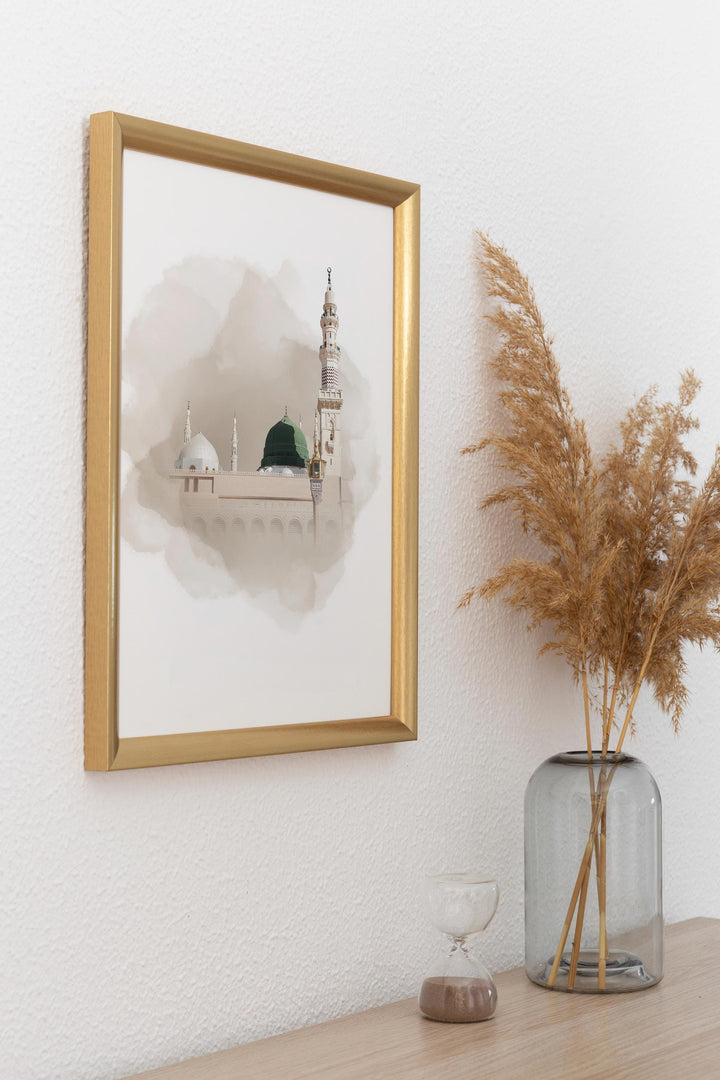 Ramadan gift wall decor featuring the Masjid Al Nabawi design