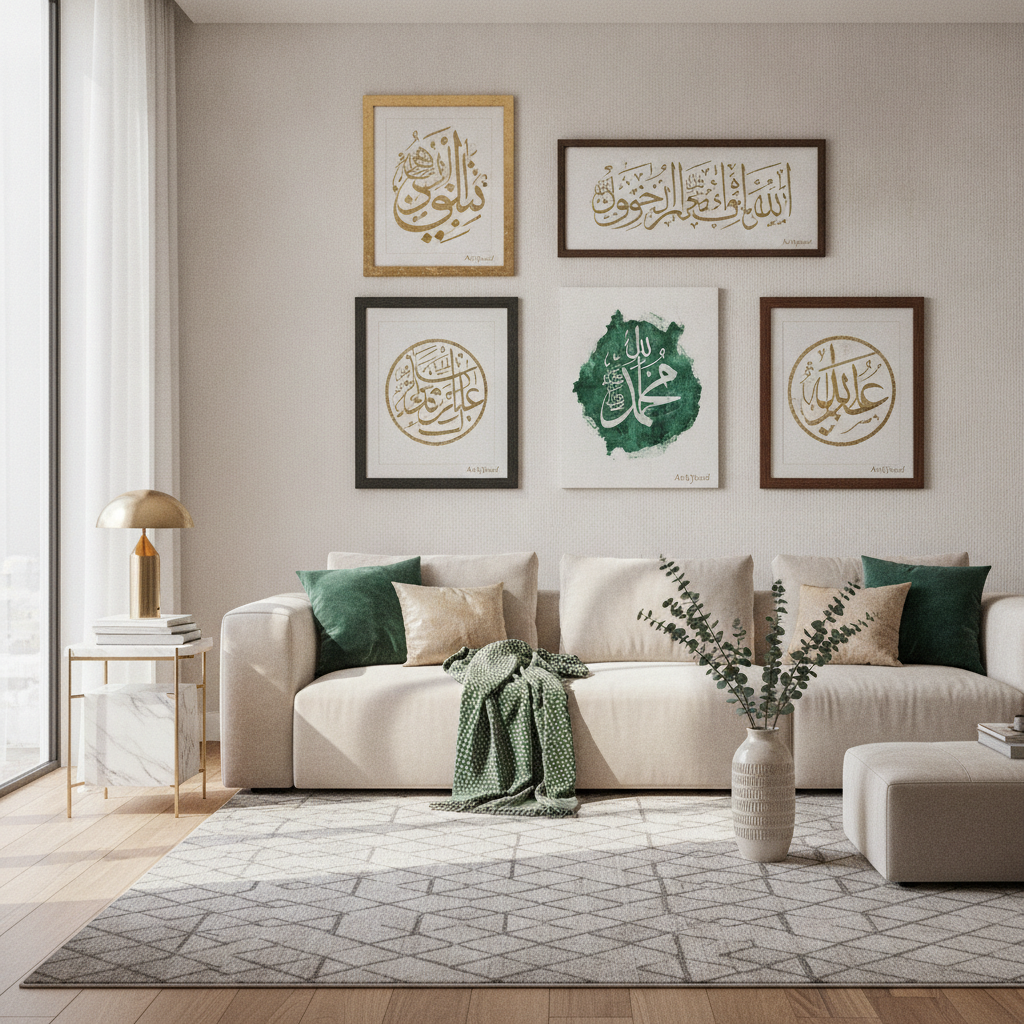 Beginner's Guide to Arabic Calligraphy Styles for Home Decor: Thuluth, Naskh, Diwani & Kufic + Buying & Styling Tips