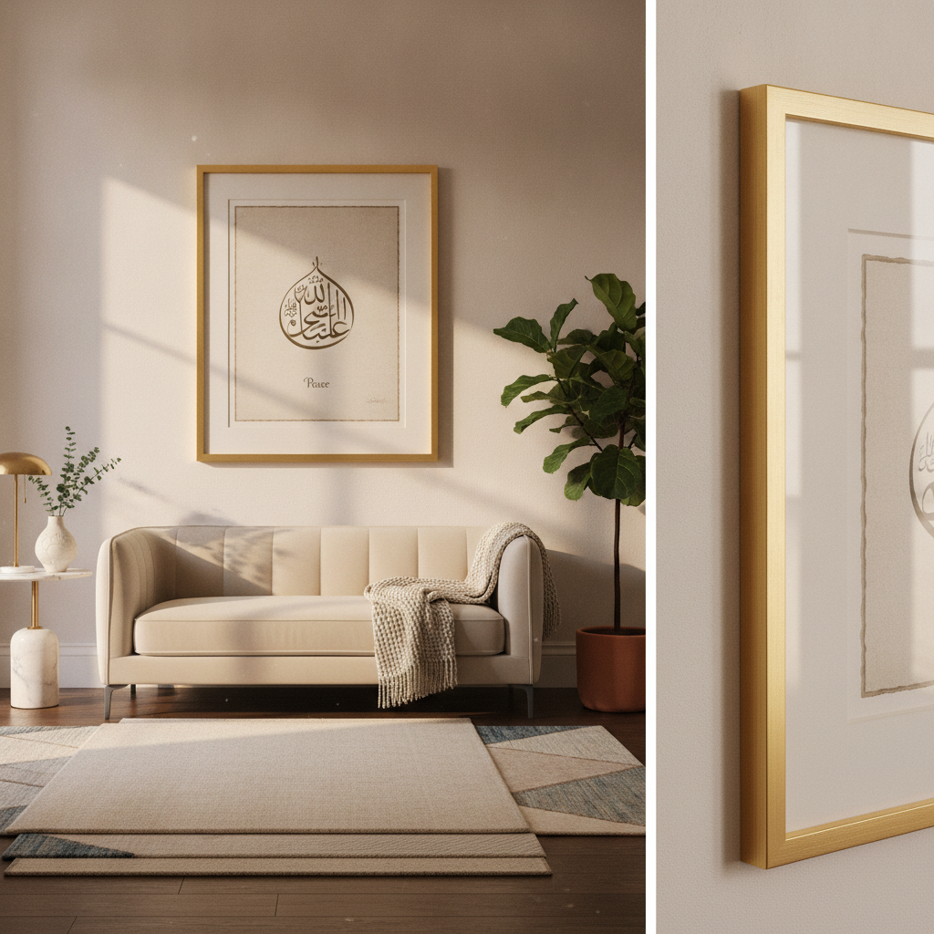 Framing Quranic Calligraphy: Ultimate Preservation & Display Guide for Islamic Wall Art — Materials, Mounting, UV Protection, Styling & Shopping Tips