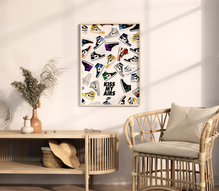 Kiss My Airs Sneaker Hypebeast Art