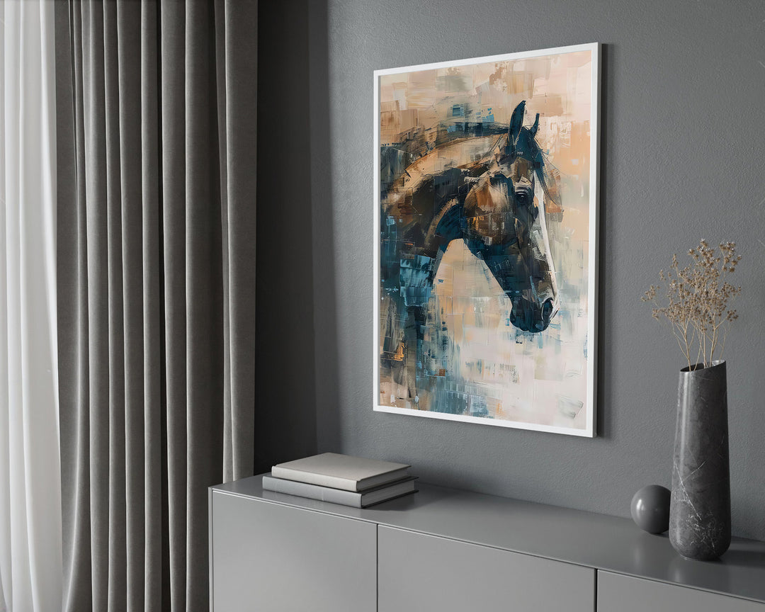 Majestic Horse Abstract Canvas Print