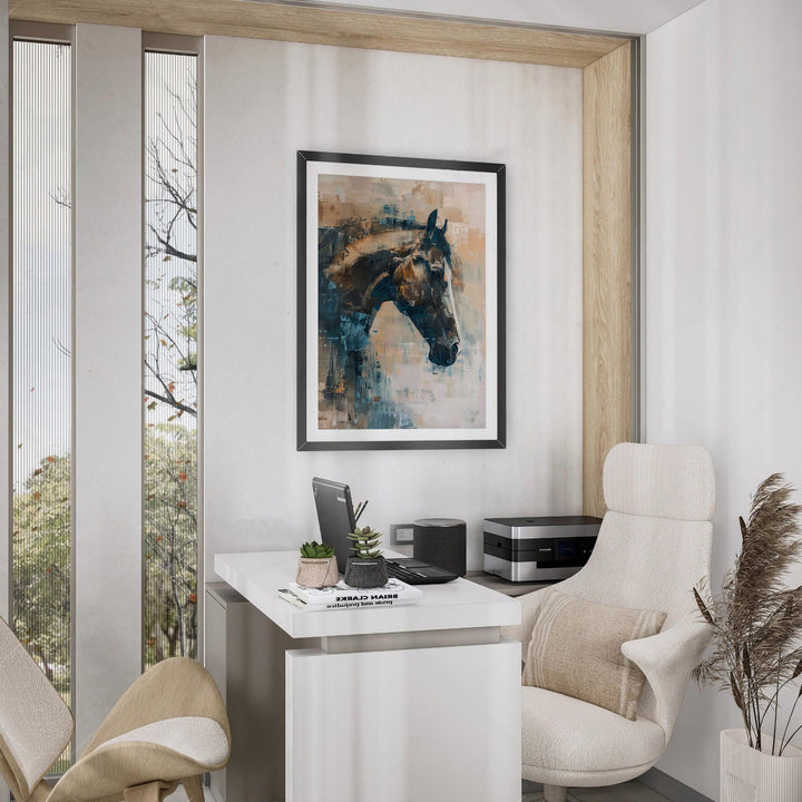 Majestic Horse Abstract Canvas Print