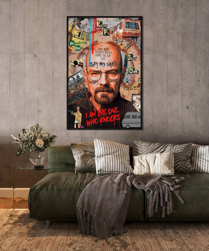 Breaking Bad Movie Canvas Print I Am the One Who Knocks