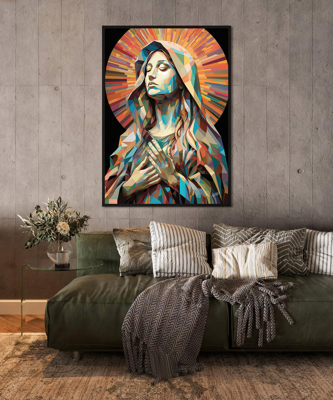 Mother Mary Sacred Painting