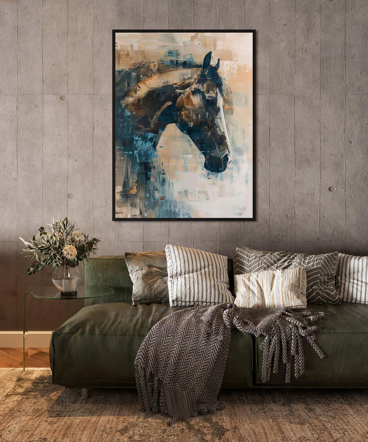 Majestic Horse Abstract Canvas Print