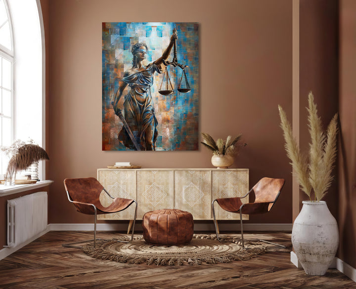 Themis Goddes of Justice Law Office Canvas Print