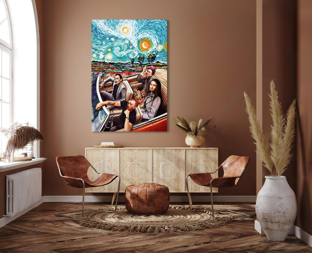 Vincent Van Gogh Roadtrip Graffiti Pop Art