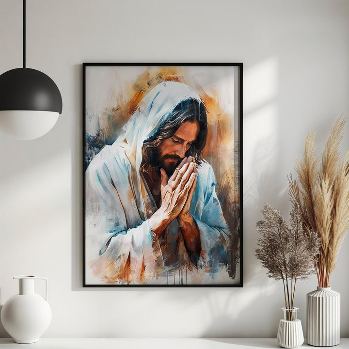 Jesus the Savior Wall Art - Christian Wall Decor (Farmhouse Style)