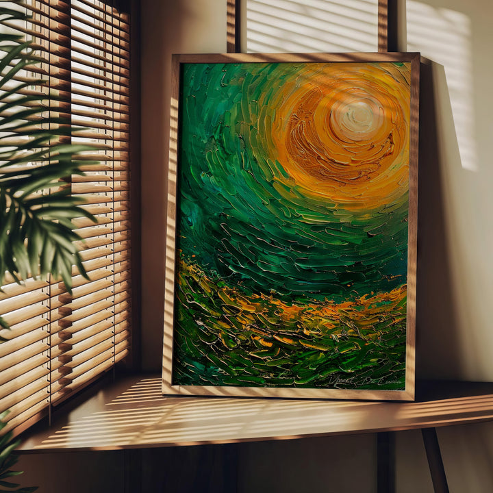 Abstarct Nature Landscape Canvas Print