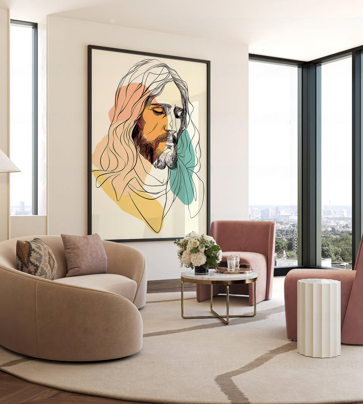 Boho Style Jesu Wall Art