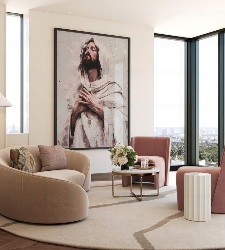 Abstract Jesus Wall Art