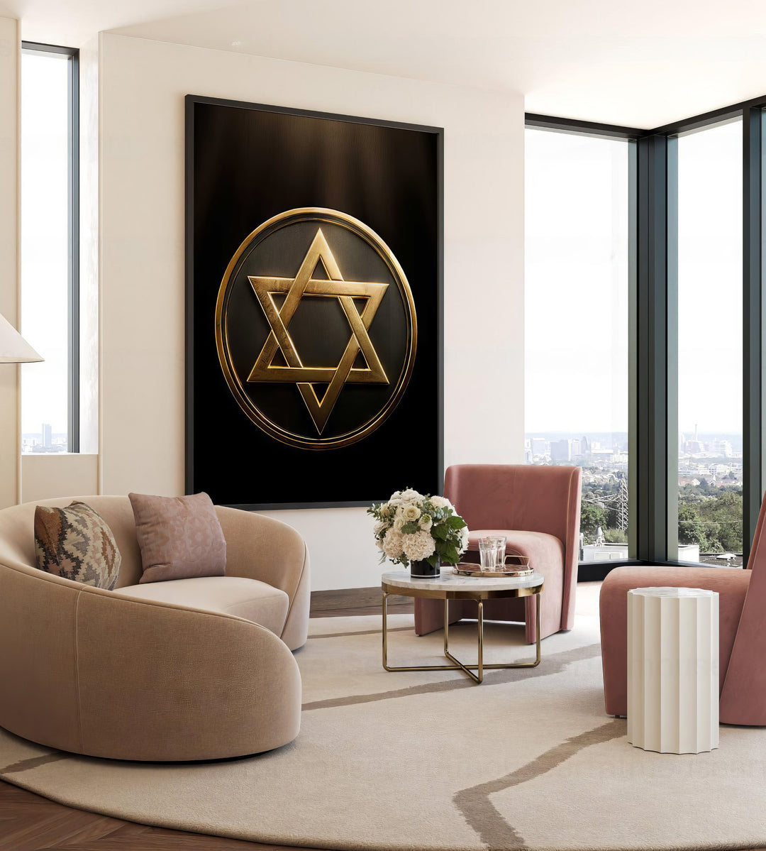 Star of David Canvas Print