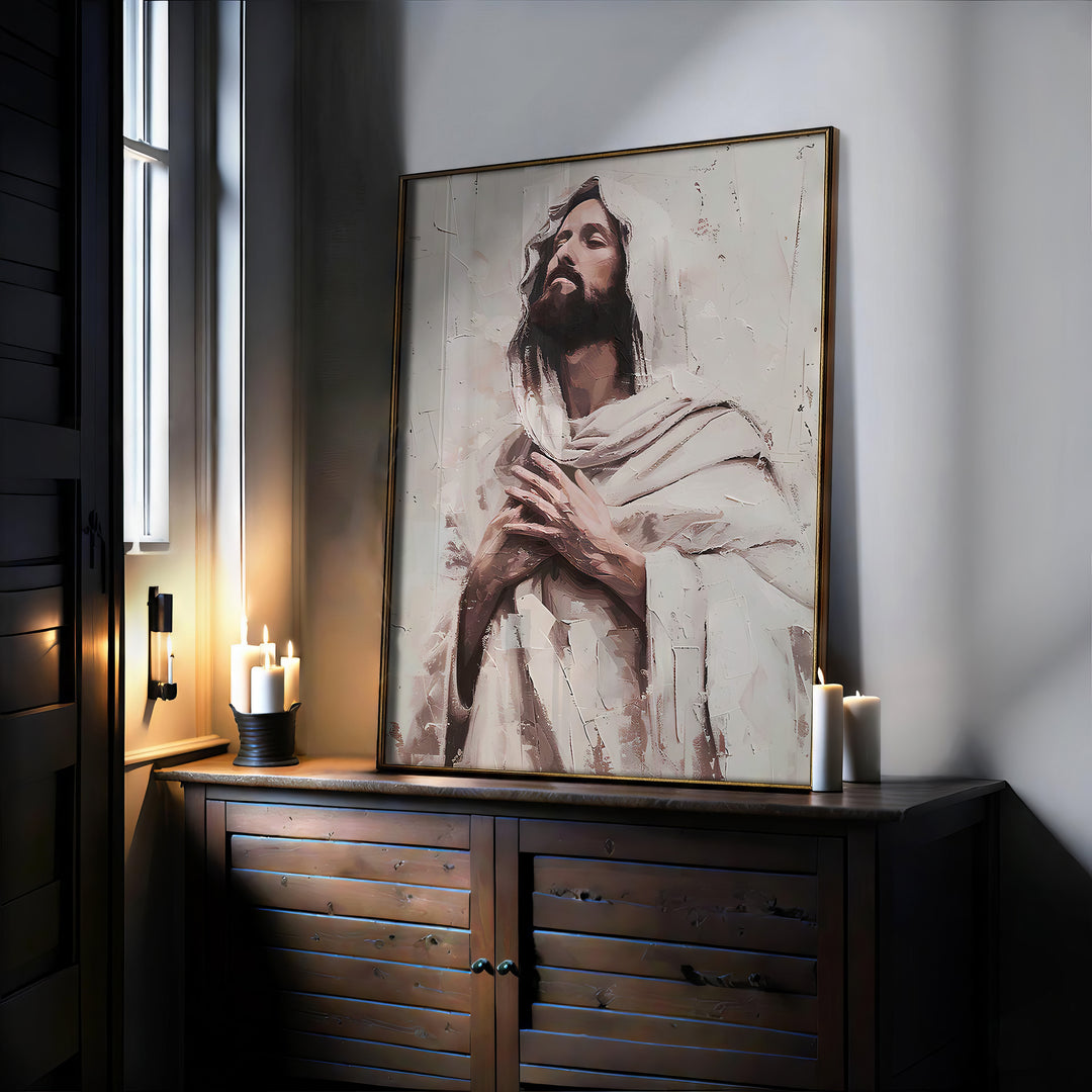 Abstract Jesus Wall Art