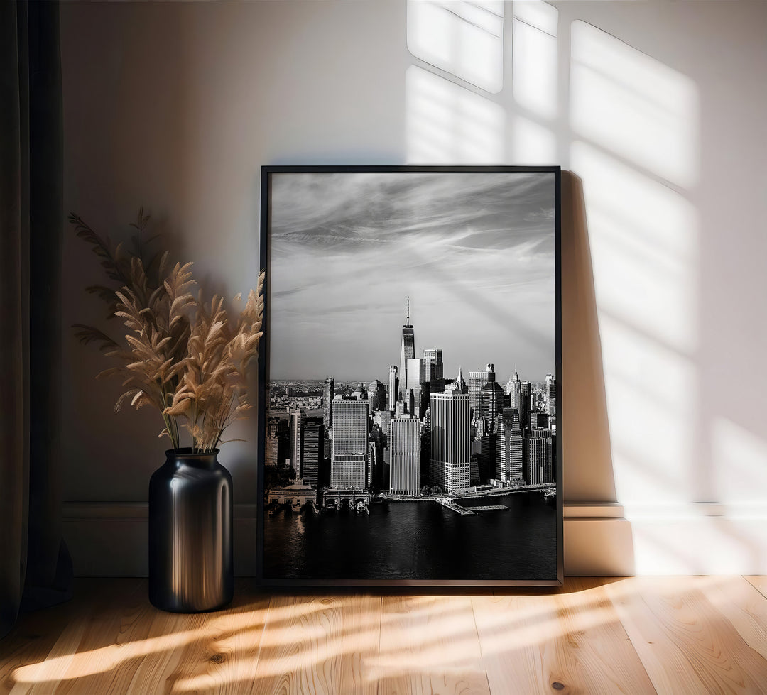 NYC City View Vintage Canvas Print