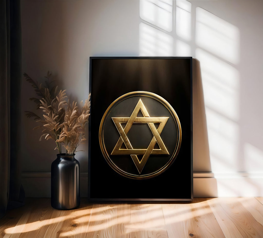 Star of David Canvas Print