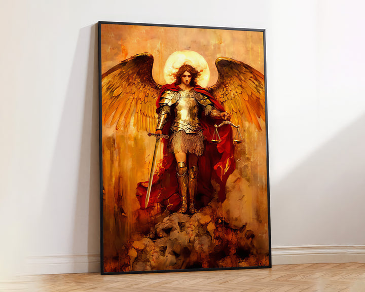 Saint Michael the Archangel Strati D'Arte Painting - Altar Version