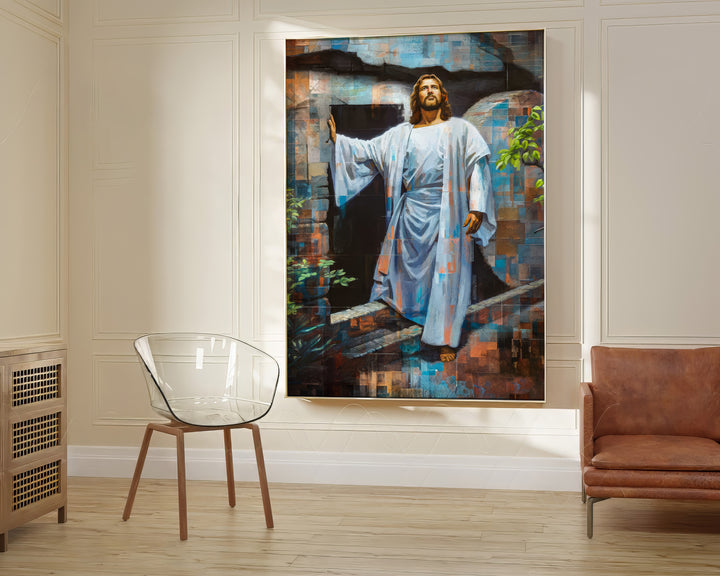 Jesus Resurrection – Glorious Grid Art Canvas