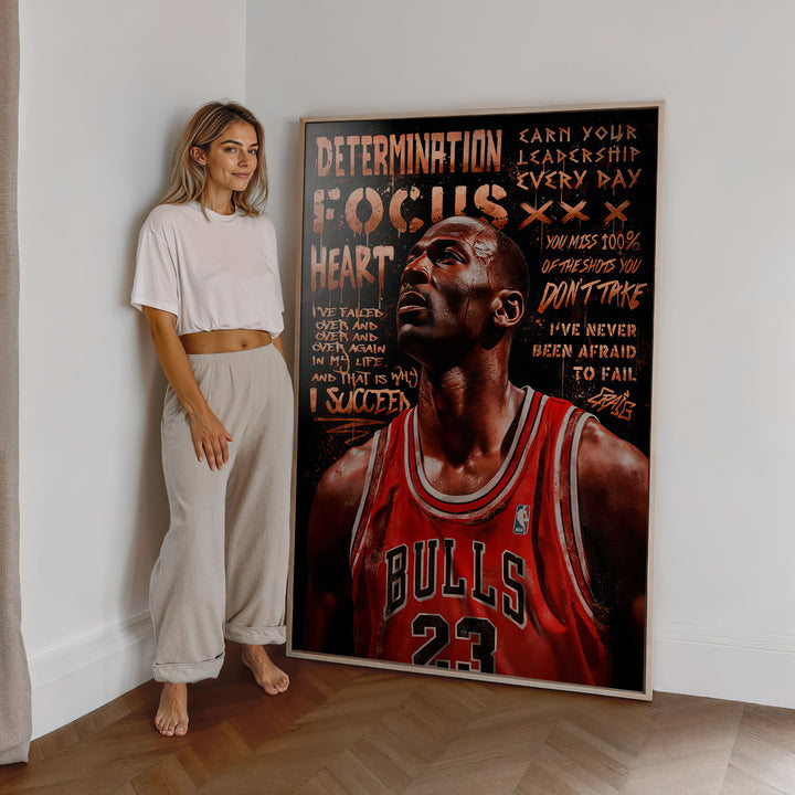 Michael Jordan Graffiti Painting