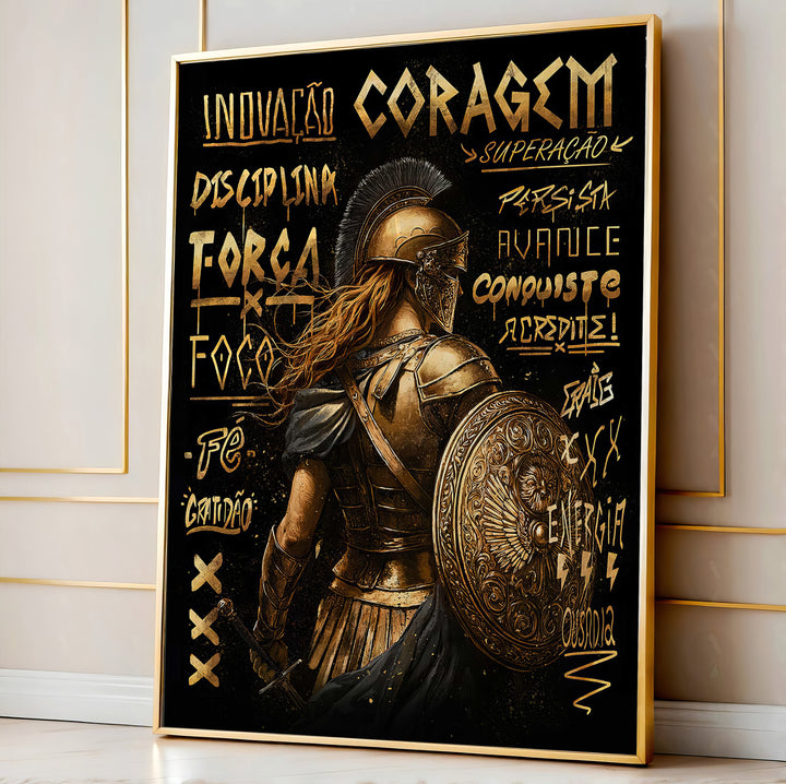 Spartan Graffiti Wall Art