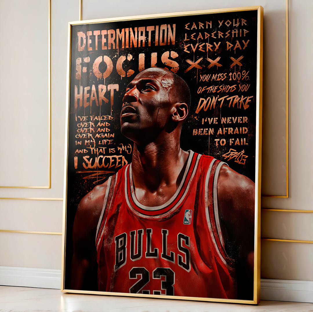 Michael Jordan Graffiti Painting