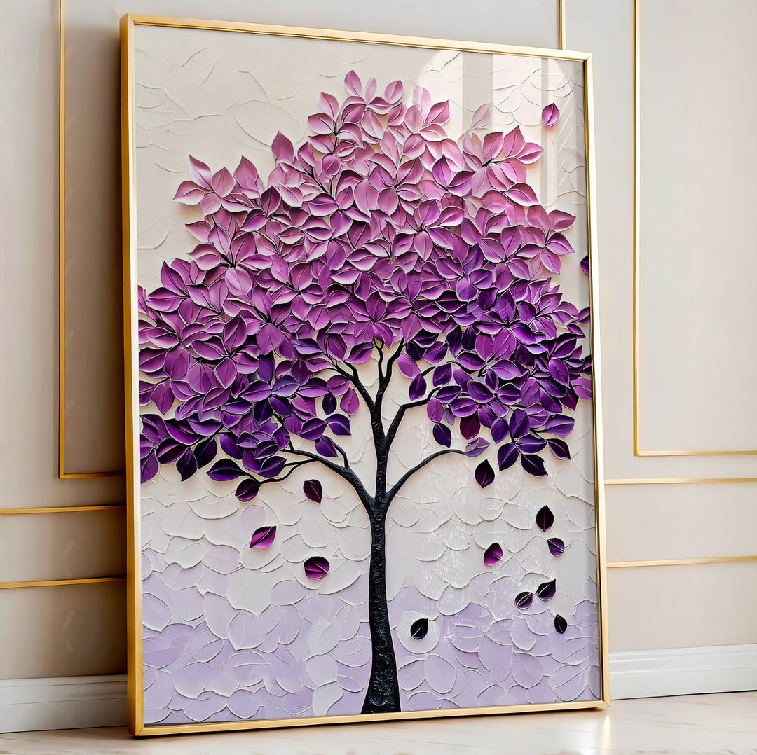 Abstract Violet Tree of Life