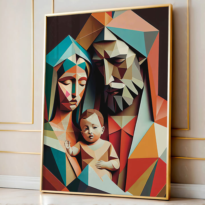 Holy Family Mosaic Wall Art