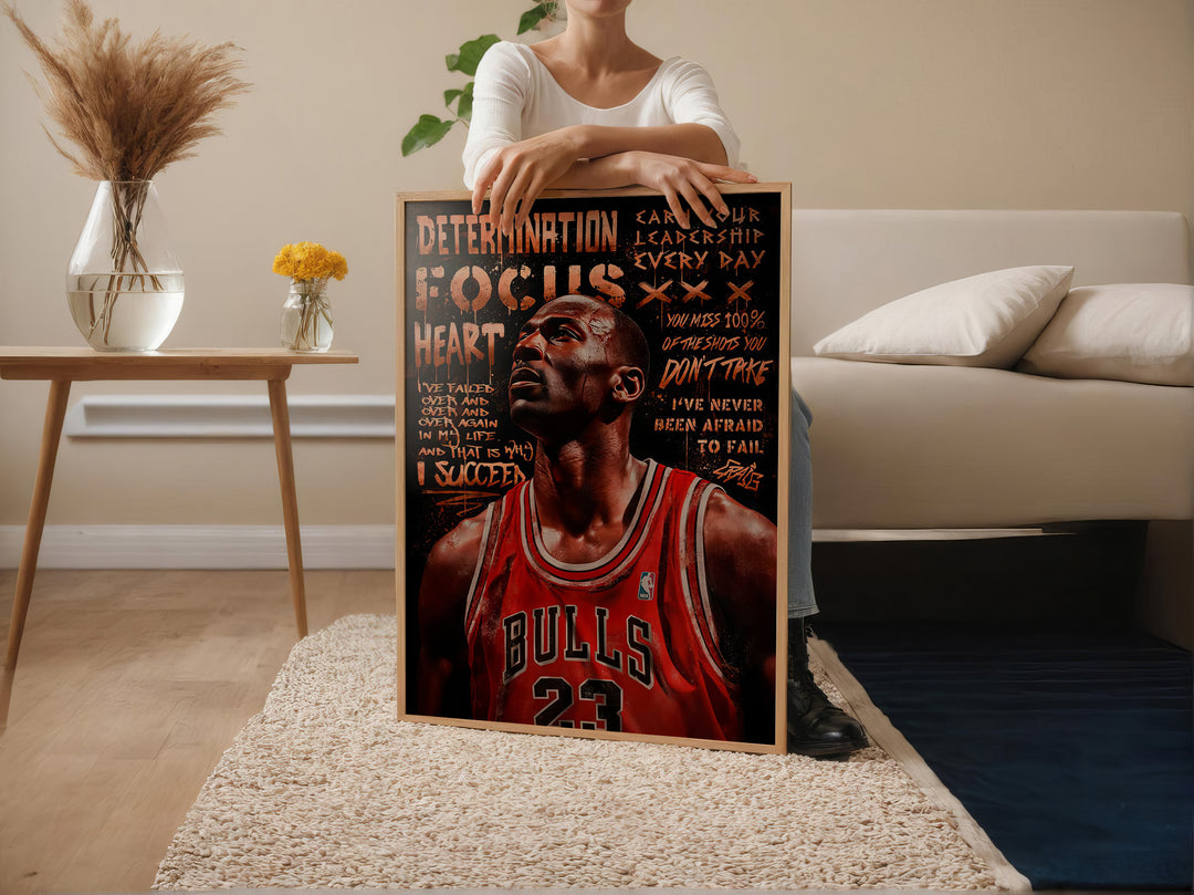 Michael Jordan Graffiti Painting