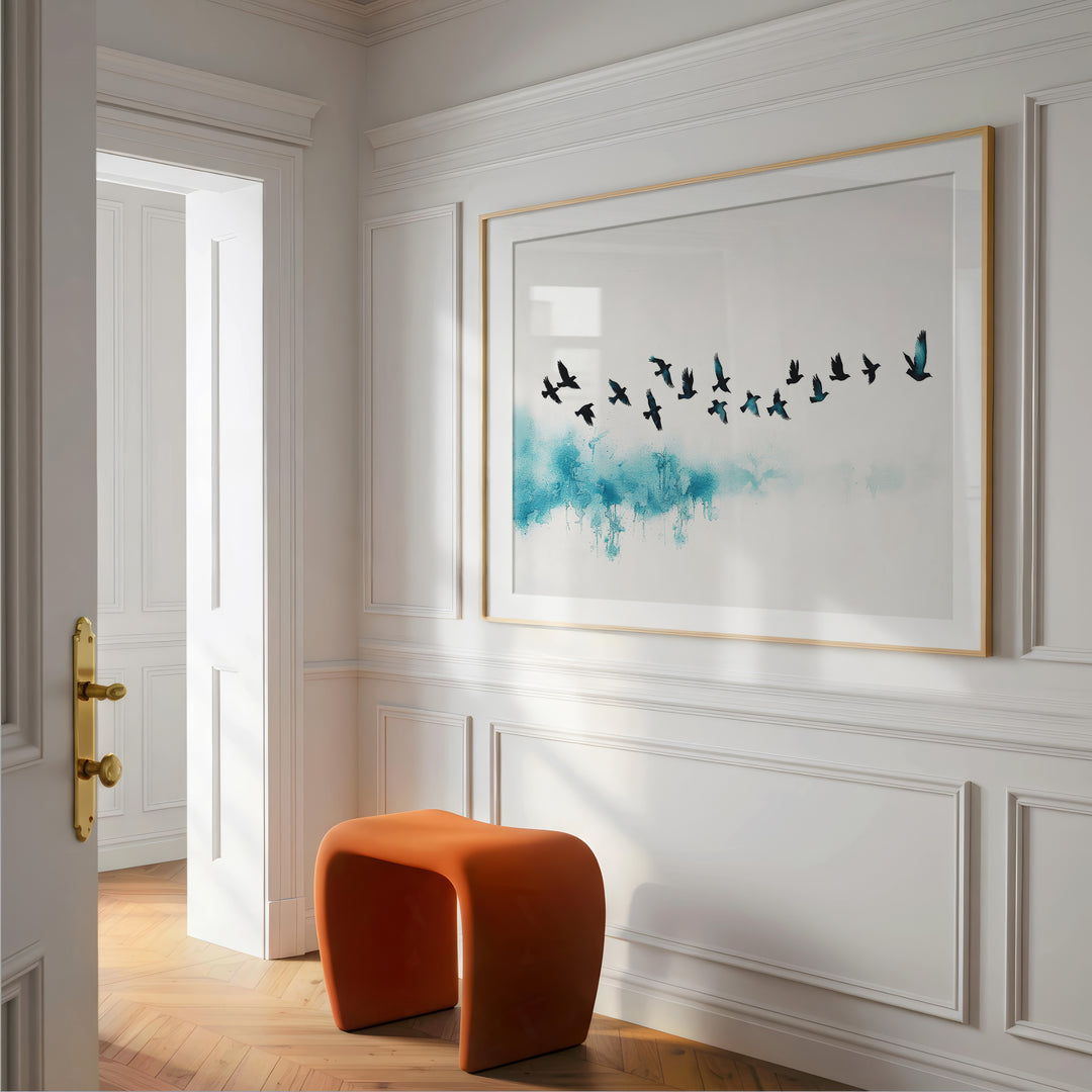 Minimalist Birds Canvas Wall Art – Freedom & Harmony
