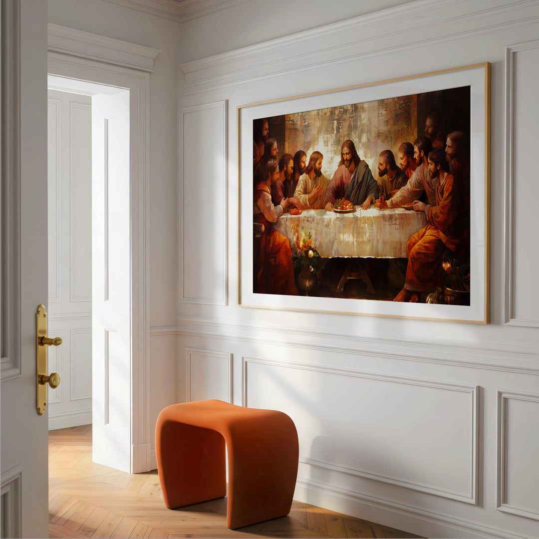 The Last Supper Abstract Religious Painting