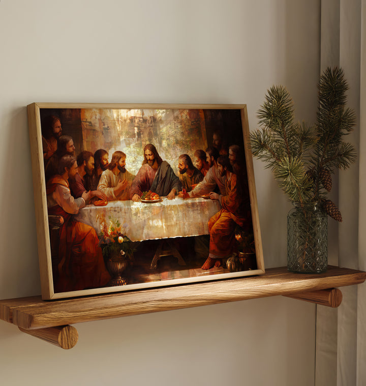 The Last Supper Abstract Religious Painting