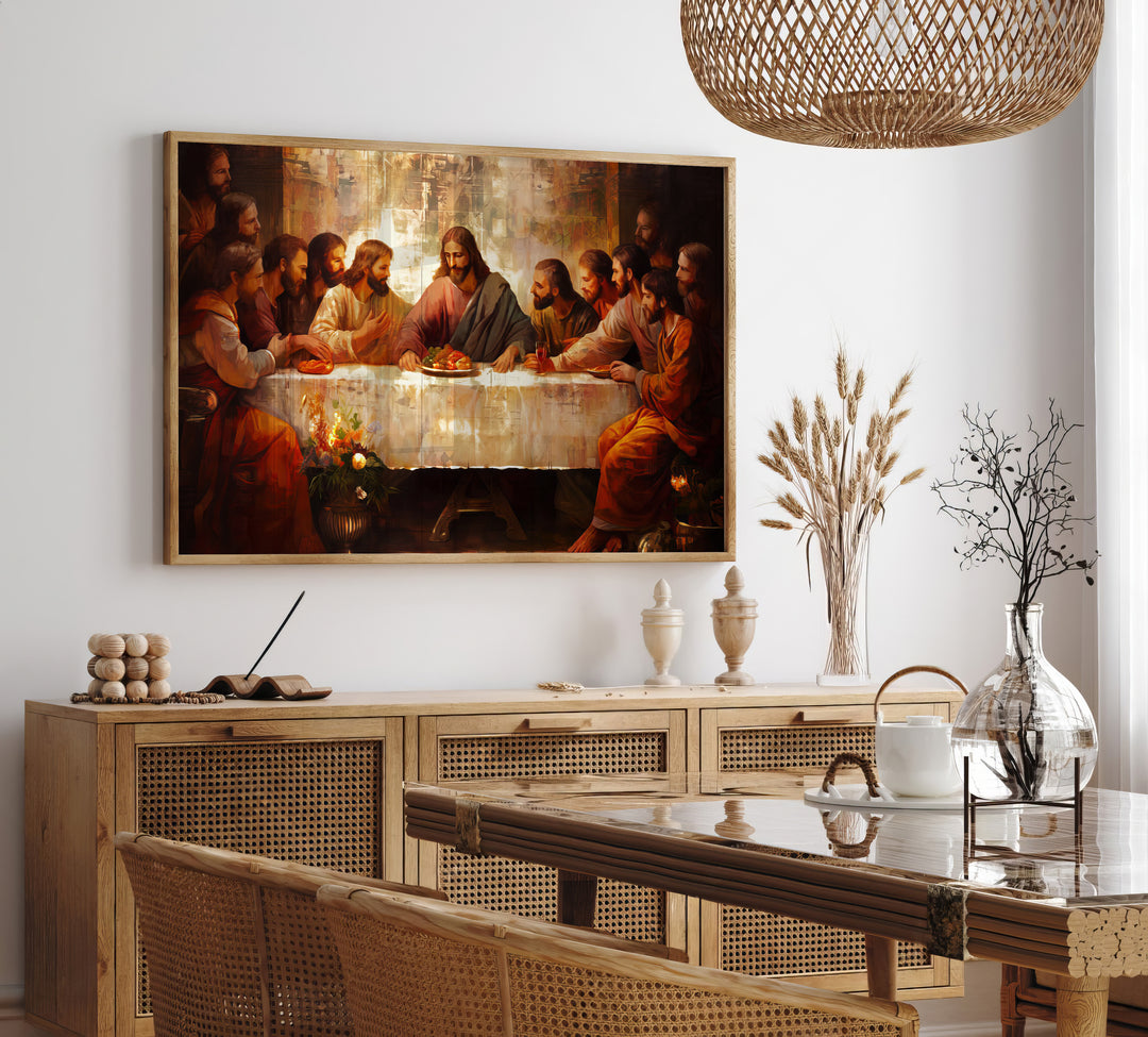 The Last Supper Abstract Religious Painting