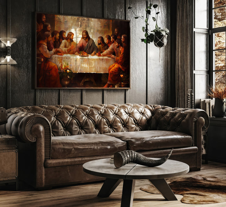 The Last Supper Abstract Religious Painting