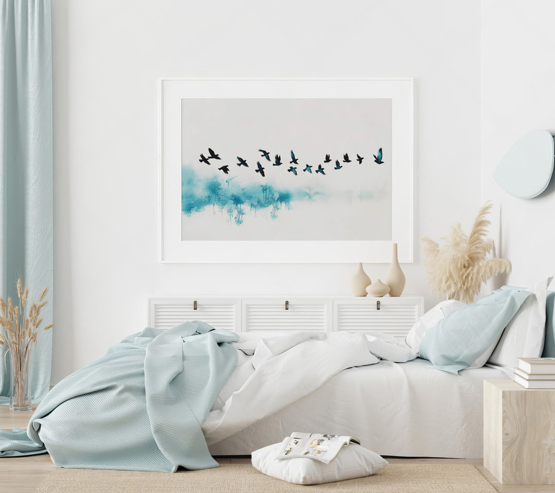Minimalist Birds Canvas Wall Art – Freedom & Harmony