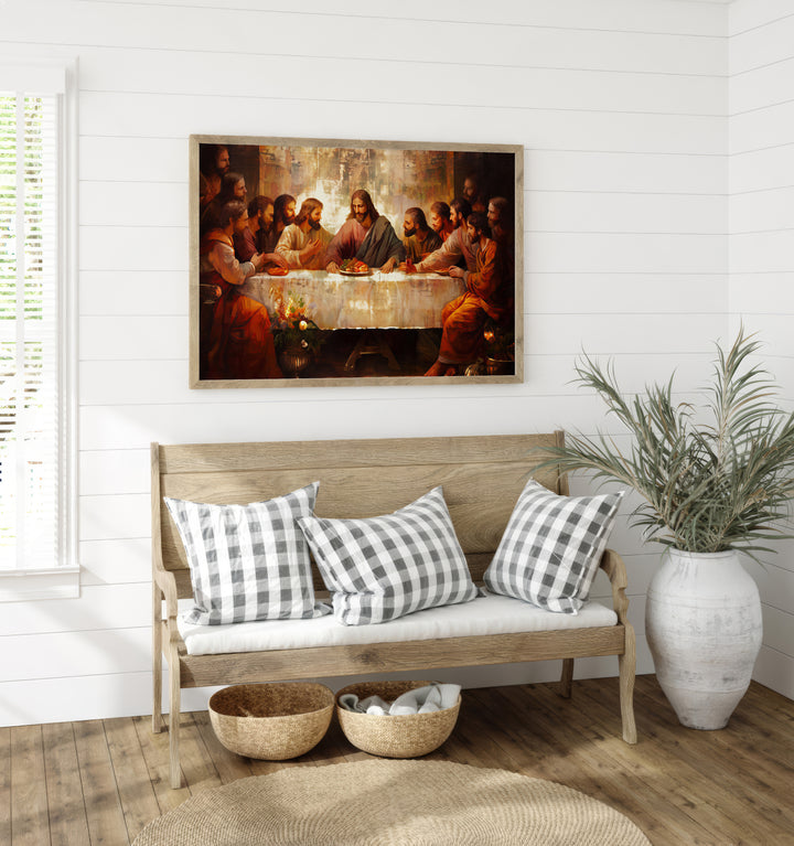 The Last Supper Abstract Religious Painting