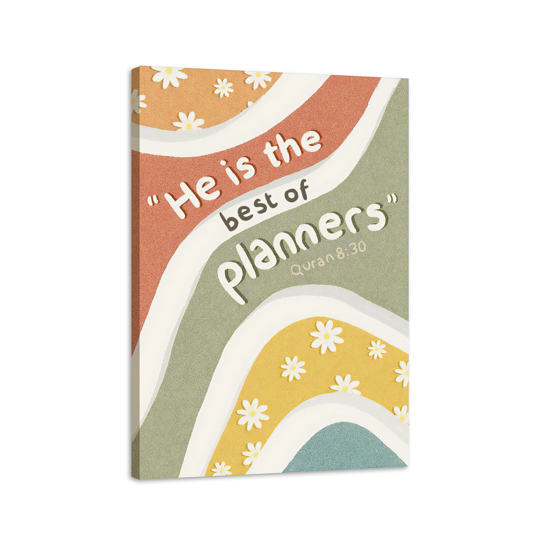 Allah is the Best Planner | Islamic Kids Wall Art