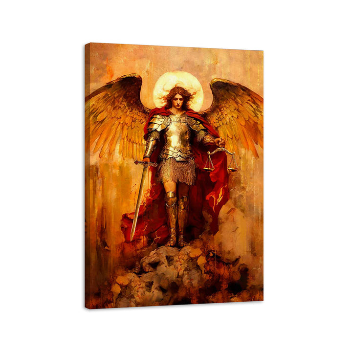Saint Michael the Archangel Strati D'Arte Painting - Altar Version