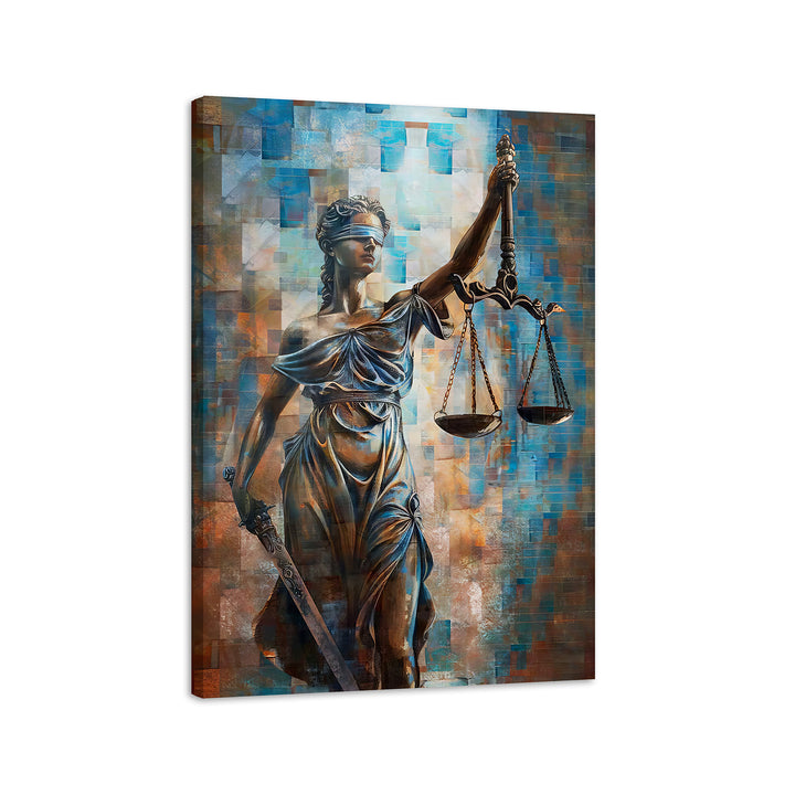 Themis Goddes of Justice Law Office Canvas Print