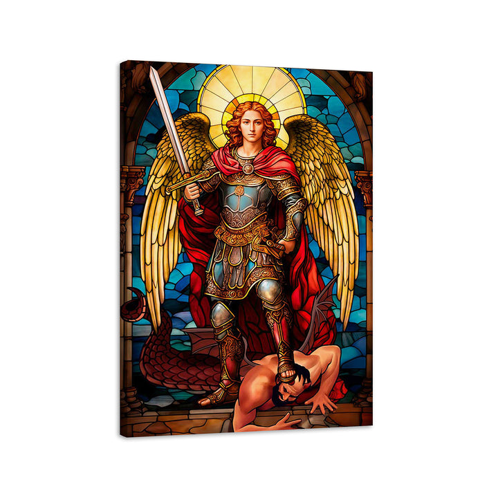 Saint Michael the Archangel Painting - Altar Version