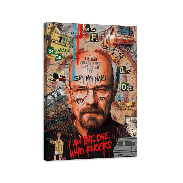 Breaking Bad Movie Canvas Print I Am the One Who Knocks