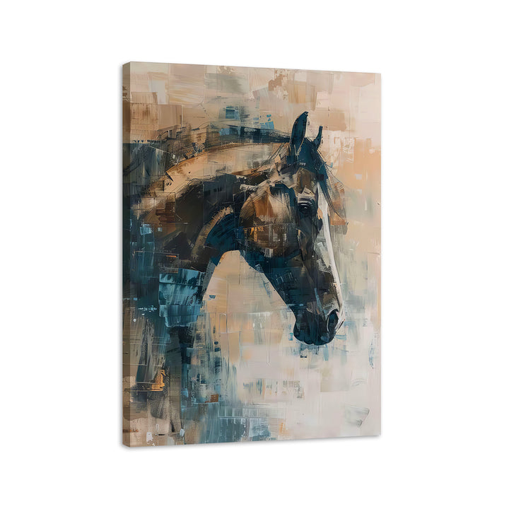 Majestic Horse Abstract Canvas Print