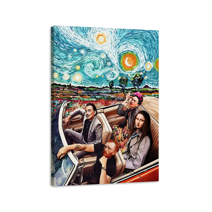 Vincent Van Gogh Roadtrip Graffiti Pop Art