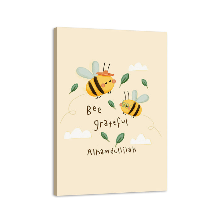 Bee Grateful Alhamdulillah | Islamic Kids Wall Art