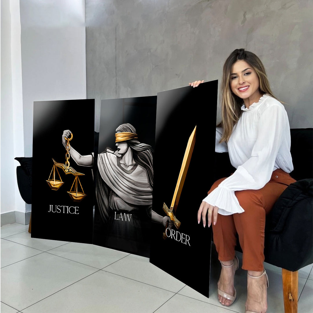 God of Justice , Lawyer Wall Art, Motiational Decor
