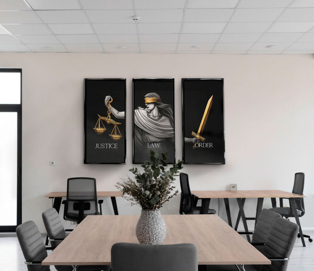 God of Justice , Lawyer Wall Art, Motiational Decor