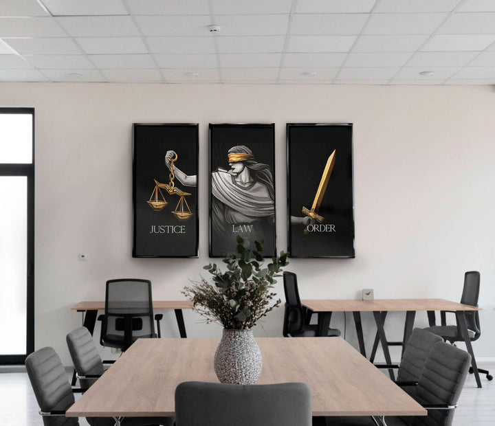 God of Justice , Lawyer Wall Art, Motiational Decor