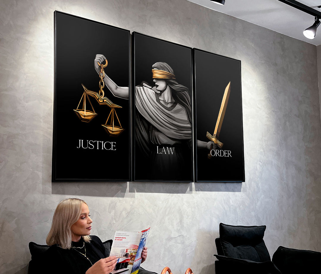God of Justice , Lawyer Wall Art, Motiational Decor