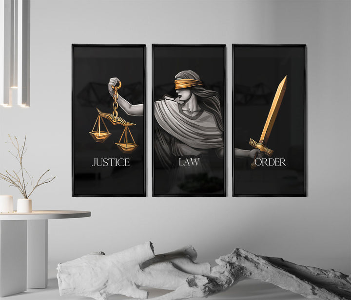 God of Justice , Lawyer Wall Art, Motiational Decor