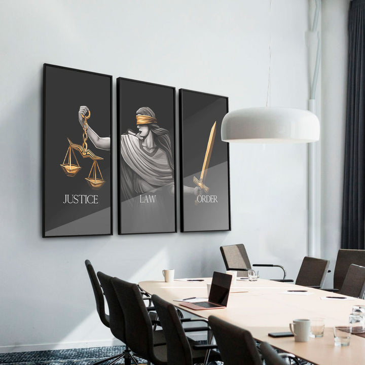 God of Justice , Lawyer Wall Art, Motiational Decor