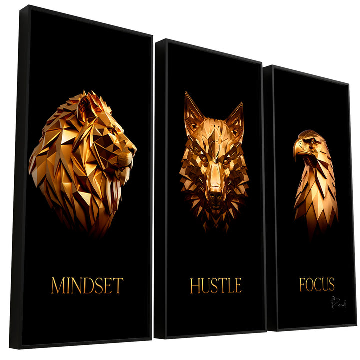 Gold Motivational Home Office Decor