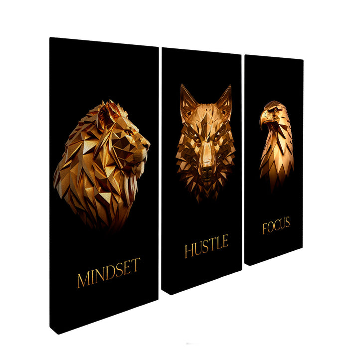 Gold Motivational Home Office Decor